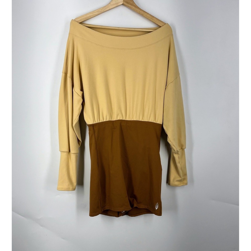 Free People FP Movement Guiding Light Shortsie One Piece Playsuit Size M